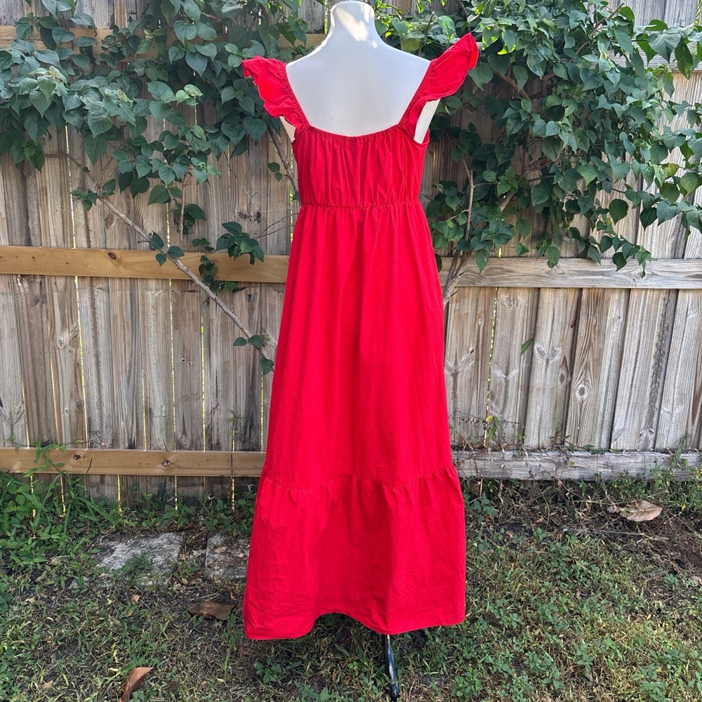 Universal Thread Women's Red Flutter Cap Sleeve M… - image 5